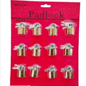 CANDADO SET 20mm x 12 unidades