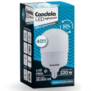 FOCO LED HIGH POWER 40W FRIA CANDELA