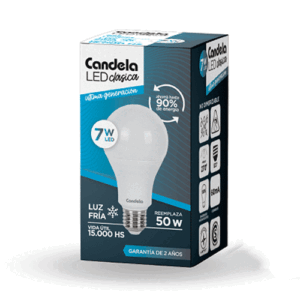 FOCO LED 7W CANDELA FRIA x 5 unidades