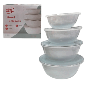 BOWL ACERO x 4 unidades