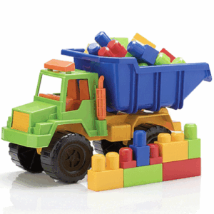 CAMION CHICO C/ JGO BLOQUES DURAVIT 654