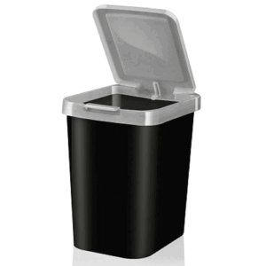 TARRO RESIDUOS CLICK 3.6 litros NEGRO STAR