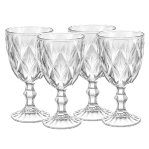 COPA VIDRIO MILANO 280 ml  x 6 en caja