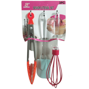 PINZA+ESPATULA+BATIDOR BLISTER SL85