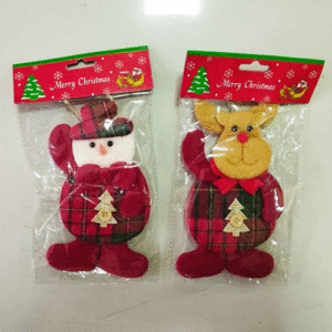 ADORNO NAVIDEÑO PAPA NOEL 17 cm x unidad