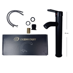 GRIFERIA NEGRA MONOCOMANDO DR206B