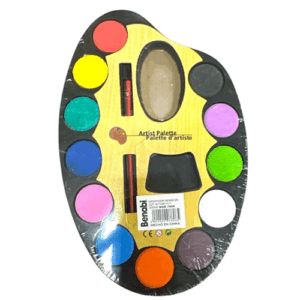 ACUARELA C/PINCEL 12COL PALETA BNB 7826