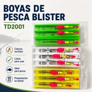 BOYAS DE PESCA BLISTER TD2001 x 3 unidades