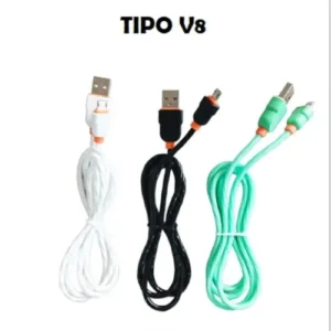 CABLE USB TORNEADO GOMA TIPO V8 X 10 UNIDADES