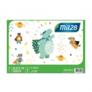 BLOCK DIBUJO BLANCO N5 20 Hojas (bulto x 10 unidades) MIL28 2080