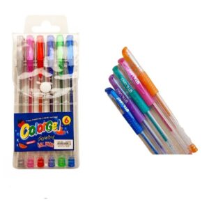 BOLIGRAFO GEL X 6 Unidades ESTUCHE (bulto x 10 unidades) SL0037