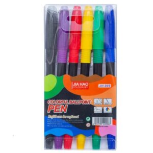 BOLIGRAFO COLOR FULL 6 COLORES ESTUCHE (bulto x 10 unidades) - AF042