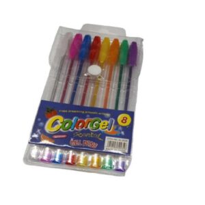 BOLIGRAFO GEL x 8 unidades ESTUCHE SL0038