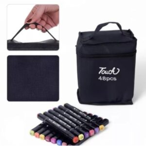 FIBRA DOBLE COLORES ESTUCHE x 48 MTK6-124