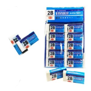 GOMA DE BORRAR BLANCA 2B x CAJA 30 unidades 28412-B