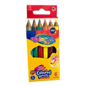 LAPIZ COLOR CORTO x 6 unidades COLORINO Kids - cod 18471