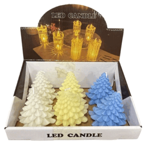 VELITA C/LED PILA DISEÑO MX2409-4 x 3 unidades