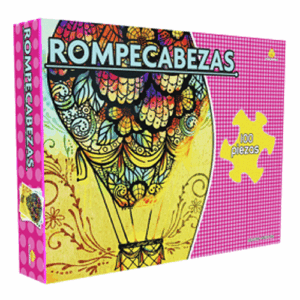 ROMPECABEZAS 100 Piezas GLOBO CAJA