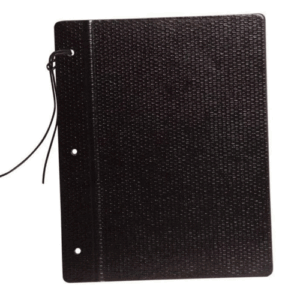 CARPETA FIBRA NEGRA N3 con CORDON - (bulto x 10 unidades)