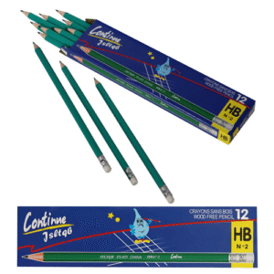 LAPIZ NEGRO con GOMA x 12 unidades - BENABI 42431