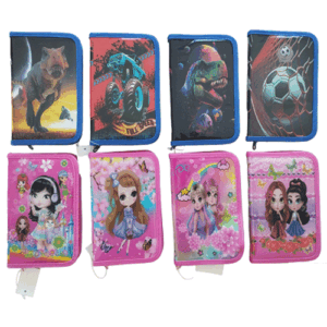 CARTUCHERA PLASTIFICADA 1 CIERRE MOTIVOS AF161