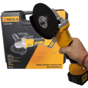 AMOLADORA INALAMBRICA OMEGA 115MM