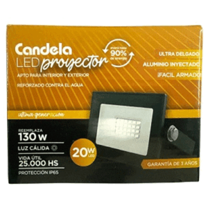 REFLECTOR LED CÁLIDA CANDELA 20W