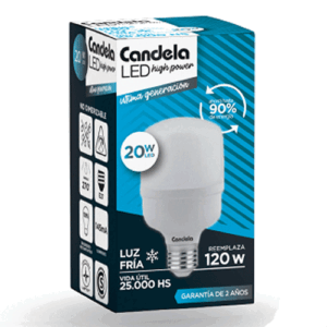 FOCO LED HIGH POWER 20W FRÍA CANDELA x 10 unidades