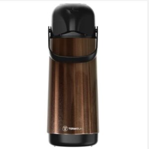 TERMO LUMINA BOMBA ACERO 1L TERMOLAR MARRON