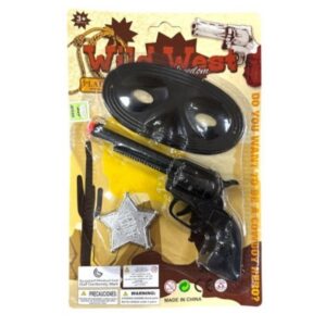 SET OESTE PISTOLA + ANTIFAZ Y ACCESORIOS 239-3