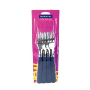 TENEDOR MANGO PLÁSTICO x 12 unidades NEW KOLOR