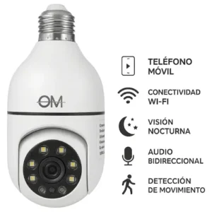 CAMARA VIGILANCIA FOCO OM-E207