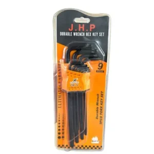 LLAVE TORX NEGRA LARGA x 9 piezas