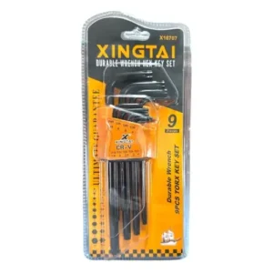 LLAVE TORX NEGRA MEDIANA x 9 piezas MTK6-090
