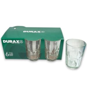 VASO VIDRIO PACK x 6 GENESIS DURAX