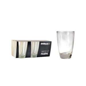 VASO VIDRIO PACK x 6 PAMPA DURAX TVE 266