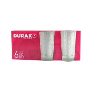 VASO VIDRIO PACK x 6 IRUPE DURAX TVE-1114