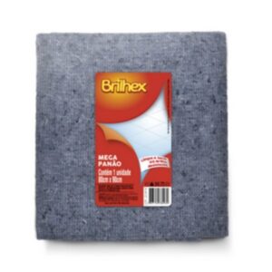TRAPO DE PISO GRIS MEGA 80 x  90CM BRILHEX
