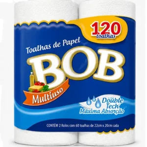 ROLLO DE COCINA H/D BOB 2X60 HOJAS.