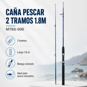 CAñA PESCAR 2 TRAMOS 1.8M MTK6-006