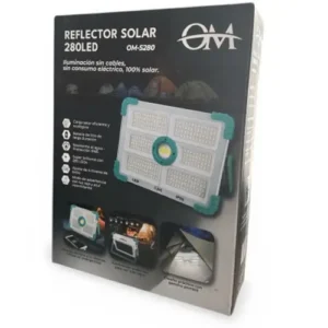 REFLECTOR SOLAR 280LED 26*19*6CM OM-S280