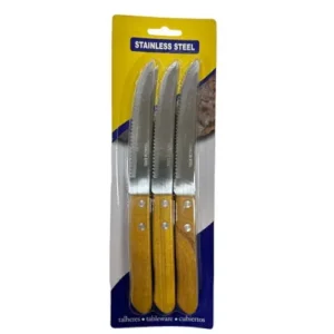 CUCHILLO X6 MANGO MADERA
