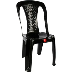 SILLA PLASTICA NEGRA IBIZA GEMPLAST